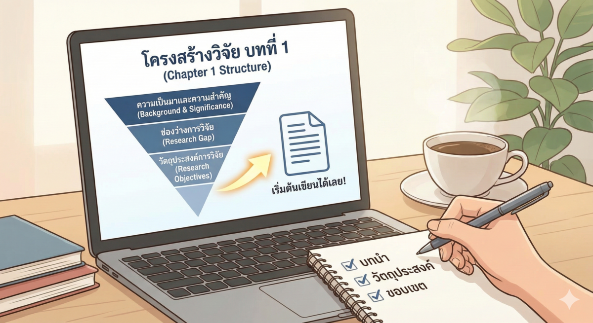 การทำวิจัยบทที่ 1